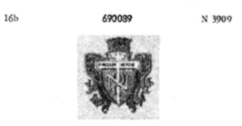 P.NICOLAY Logo (DPMA, 01.04.1955)