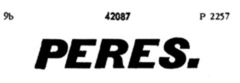 PERES. Logo (DPMA, 09.12.1899)