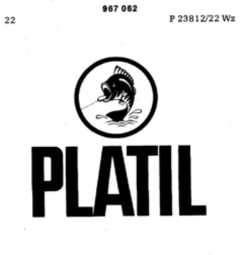 PLATIL Logo (DPMA, 06/03/1976)