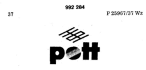 pott Logo (DPMA, 02.04.1979)