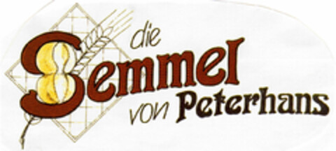 die Semmel von Peterhans Logo (DPMA, 15.05.1991)