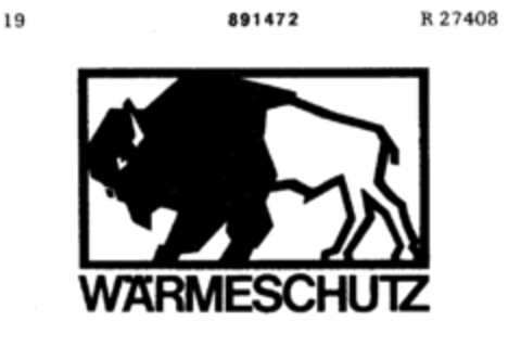 WÄRMESCHUTZ Logo (DPMA, 12/03/1970)