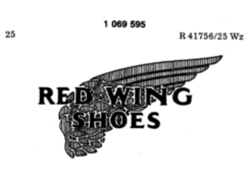 RED WING SHOES Logo (DPMA, 28.02.1984)