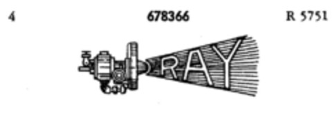 RAY Logo (DPMA, 11.01.1954)