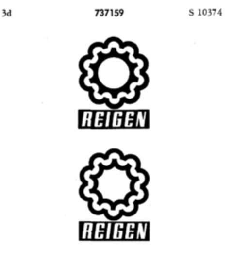 REIGEN Logo (DPMA, 12.05.1959)