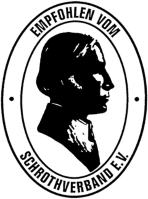 EMPFOHLEN VOM SCHROTHVERBAND E.V. Logo (DPMA, 05.02.1992)