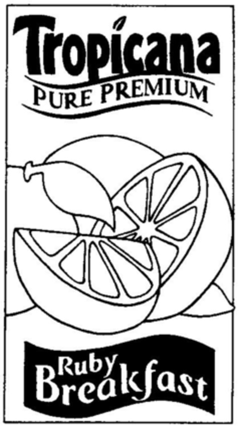 Tropicana PURE PREMIUM Ruby Breakfast Logo (DPMA, 11.10.1994)
