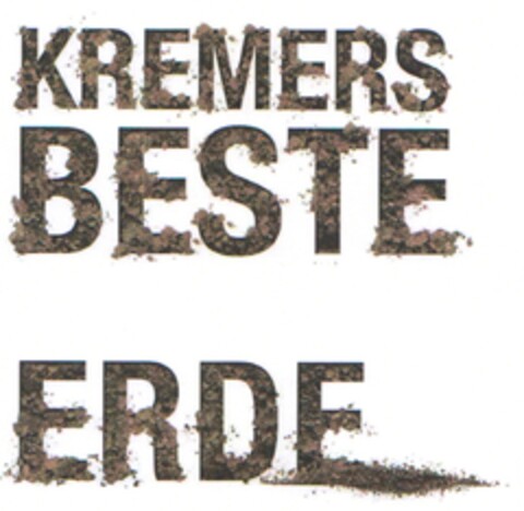 KREMERS BESTE ERDE Logo (DPMA, 03/24/2014)