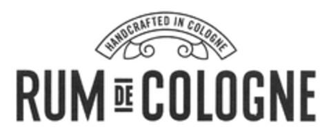 RUM DE COLOGNE HANDCRAFTED IN COLOGNE Logo (DPMA, 04/23/2018)