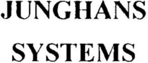 JUNGHANS SYSTEMS Logo (DPMA, 20.12.1996)