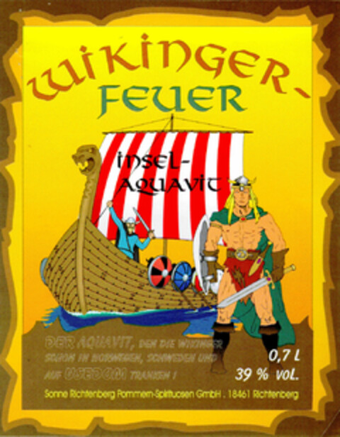 WIKINGER-FEUER Logo (DPMA, 22.01.1997)