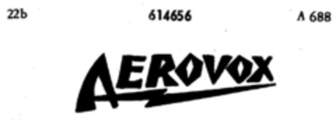 AEROVOX Logo (DPMA, 21.06.1950)