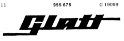 Glatt Logo (DPMA, 30.09.1969)