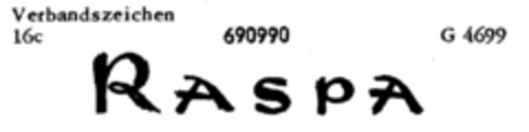 RASPA Logo (DPMA, 08/03/1954)