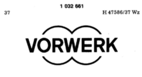 VORWERK Logo (DPMA, 14.06.1980)