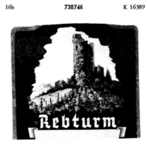 Rebturm Logo (DPMA, 11.07.1959)