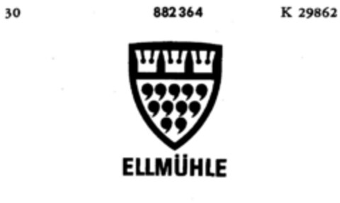 ELLMÜHLE Logo (DPMA, 19.05.1969)