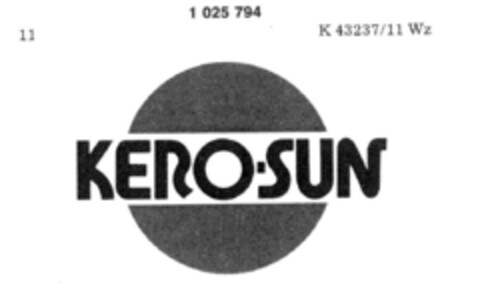KERO-SUN Logo (DPMA, 04.04.1981)