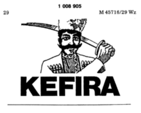 KEFIRA Logo (DPMA, 01/13/1979)