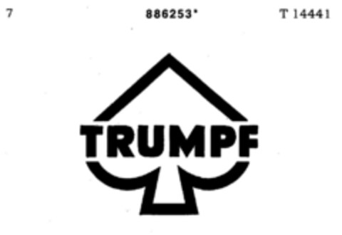 TRUMPF Logo (DPMA, 12.06.1971)
