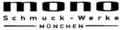 mono Schmuck-Werke Logo (DPMA, 05/31/2000)