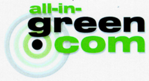 all-in-green.com Logo (DPMA, 07/24/2000)