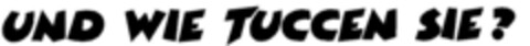 UND WIE TUCCEN SIE? Logo (DPMA, 11/02/2000)