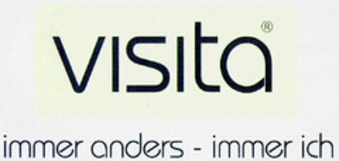 visita immer anders - immer ich Logo (DPMA, 04/12/2001)