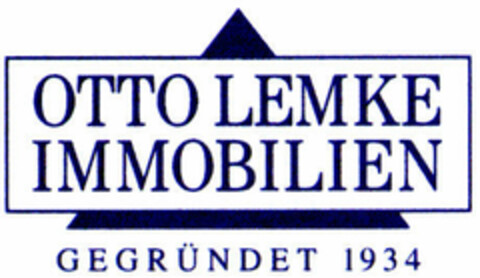 OTTO LEMKE IMMOBILIEN GEGRÜNDET 1934 Logo (DPMA, 17.10.2001)