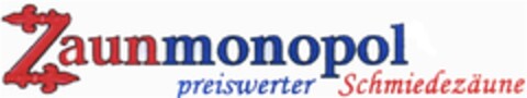 Zaunmonopol preiswerter Schmiedezäune Logo (DPMA, 09.09.2008)