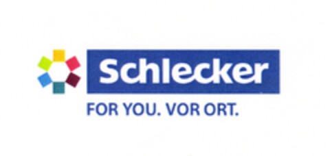 Schlecker FOR YOU. VOR ORT. Logo (DPMA, 04/13/2011)