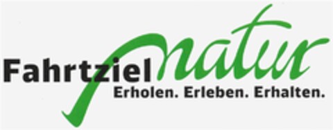 Fahrtziel natur Erholen. Erleben. Erhalten. Logo (DPMA, 14.03.2012)