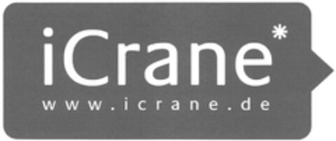 iCrane w w w . i c r a n e . d e Logo (DPMA, 07.12.2012)