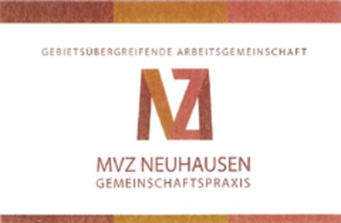 GEBIETSÜBERGREIFENDE ARBEITSGEMEINSCHAFT MVZ NEUHAUSEN GEMEINSCHAFTSPRAXIS Logo (DPMA, 09.03.2013)