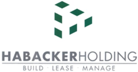 HABACKERHOLDING BUILD · LEASE · MANAGE Logo (DPMA, 17.04.2013)