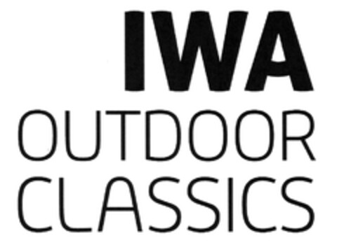 IWA OUTDOOR CLASSICS Logo (DPMA, 15.06.2013)