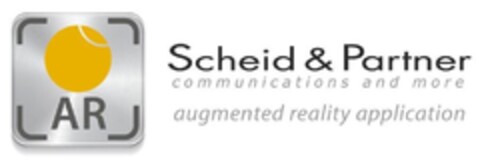 AR Scheid & Partner commuications and more augmented reality application Logo (DPMA, 11.04.2014)