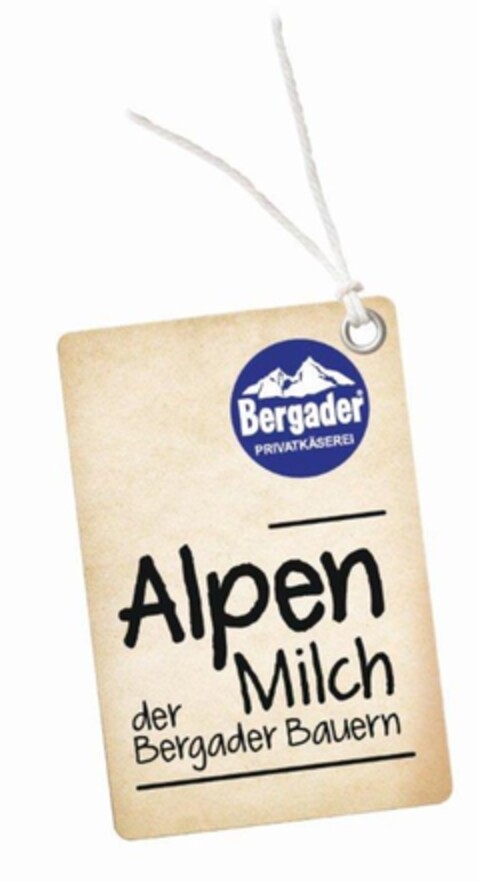 Bergader PRIVATKÄSEREI Alpen Milch der Bergader Bauern Logo (DPMA, 02.11.2015)