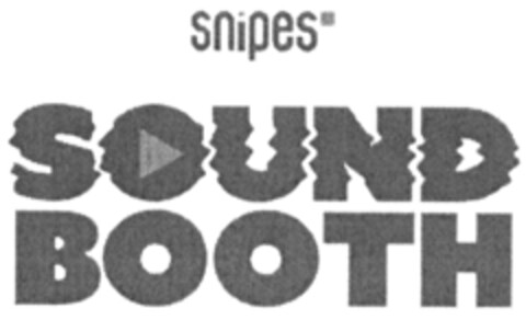 Snipes SOUND BOOTH Logo (DPMA, 14.05.2020)