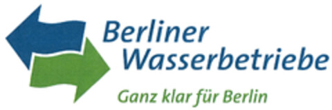 Berliner Wasserbetriebe Ganz klar für Berlin Logo (DPMA, 26.08.2021)