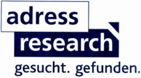 adress research gesucht. gefunden. Logo (DPMA, 20.08.2004)