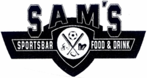 SAM'S SPORTSBAR FOOD & DRINK Logo (DPMA, 23.06.2006)