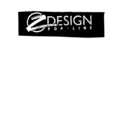 Z DESIGN POP-LINE Logo (DPMA, 20.01.1995)