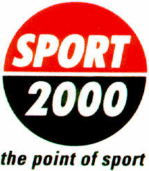 SPORT 2000 the point of sport Logo (DPMA, 03/20/1995)