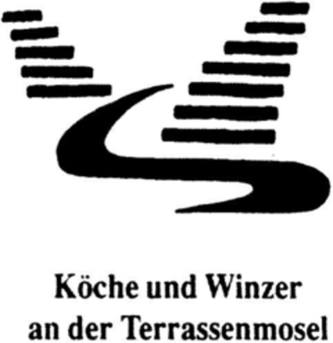 Köche und Winzer an der Terrassenmosel Logo (DPMA, 29.04.1995)