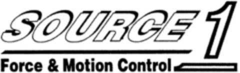 SOURCE 1 Force & Motion Control Logo (DPMA, 10.06.1995)