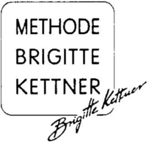 METHODE BRIGITTE KETTNER Logo (DPMA, 08.02.1996)