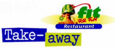 fit FoR FuN Restaurant Take-away Logo (DPMA, 29.09.1998)