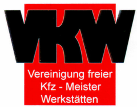 VKW Vereinigung freier Kfz-Meister Werkstätten Logo (DPMA, 06/26/1999)