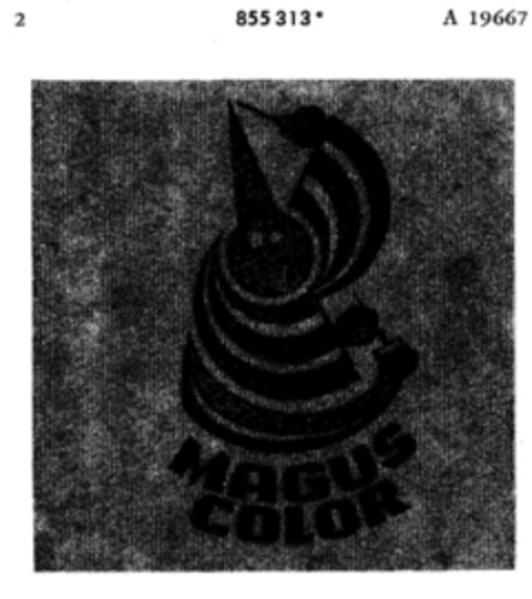 MAGUS COLOR Logo (DPMA, 02.11.1968)